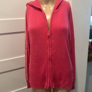 Vintage Contact New York Hooded Cardigan